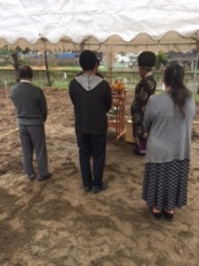 橋本邸・地鎮祭